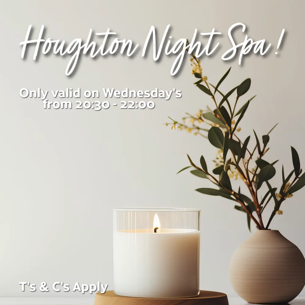 houghton night spa wednesday evening candle promo