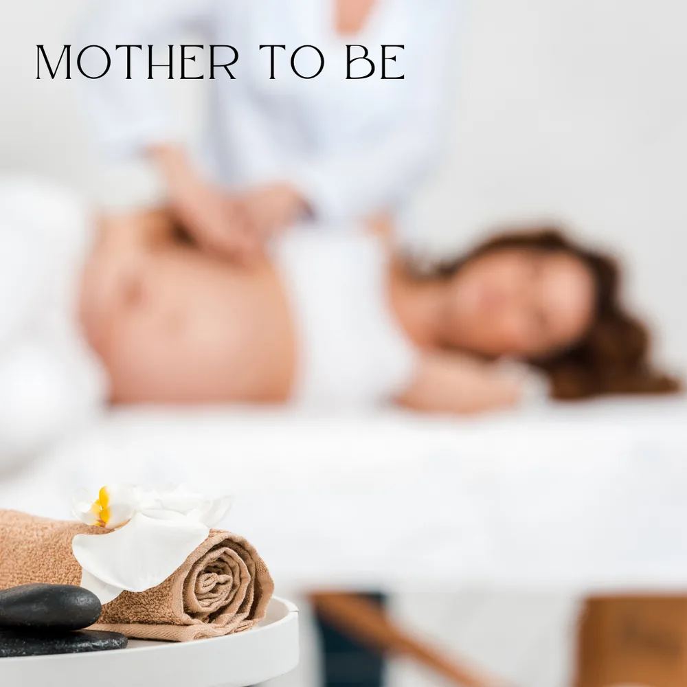 mother-to-be spa package pregnant woman prenatal massage